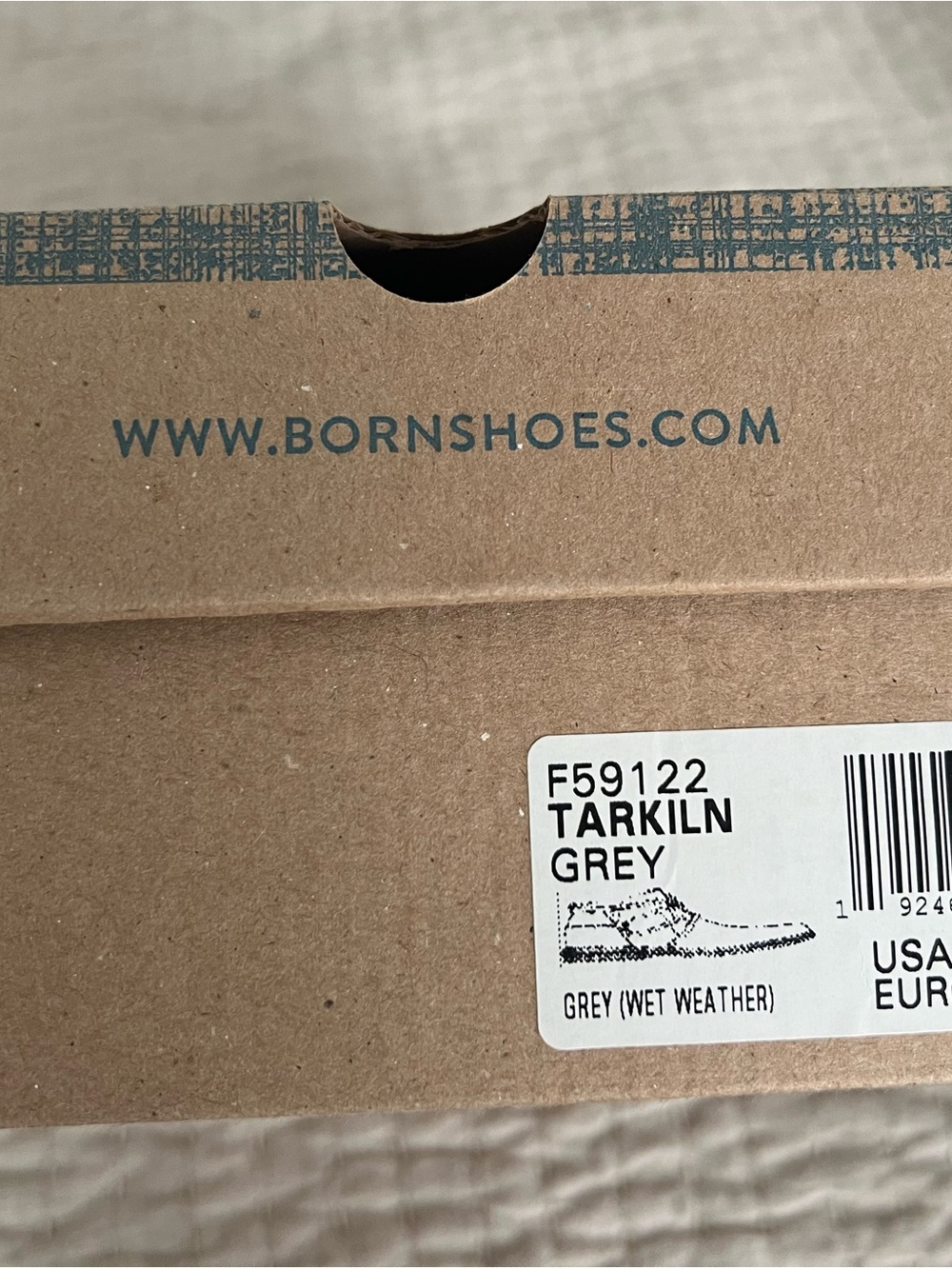 Born Tarklin Grey Booties Women’s Size 8 - Picture 3 of 9